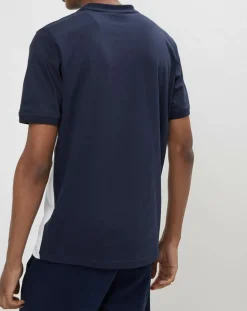 Homme Fila T-Shirts^T-Shirt Panelled blanc/marine/rouge