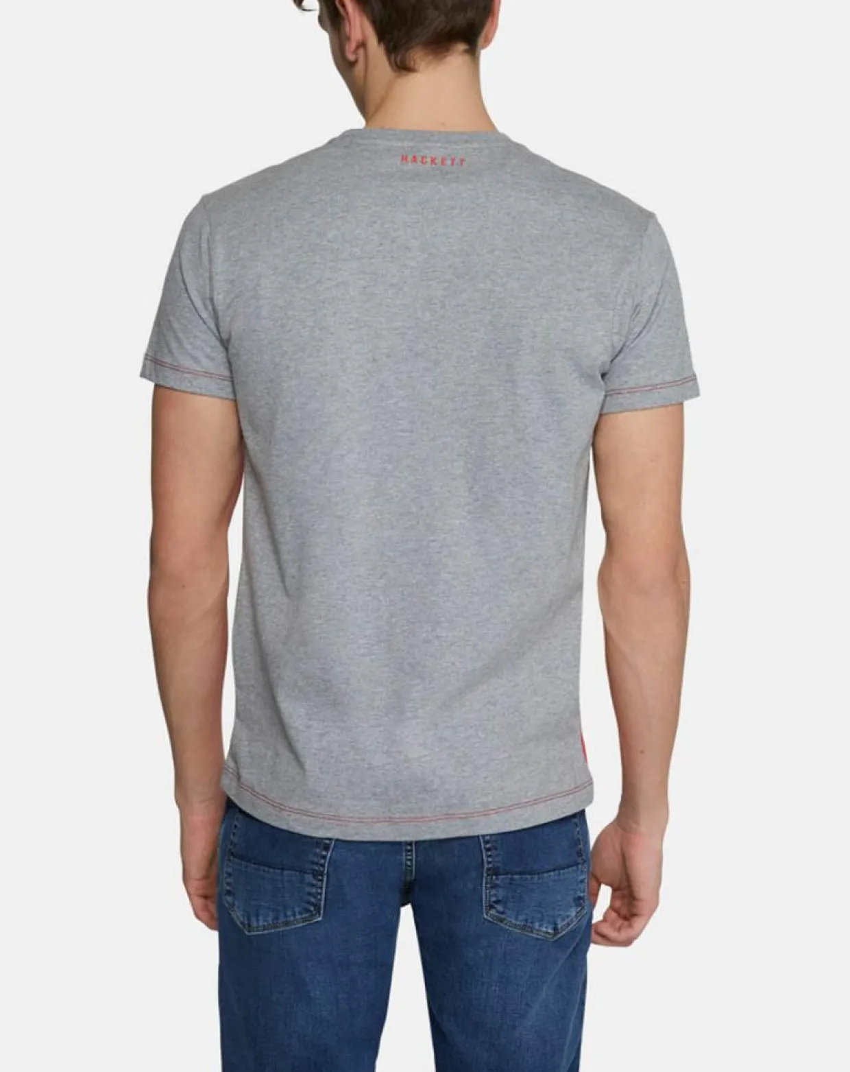 Homme Hackett London T-Shirts^T-Shirt Poit 95 Aston Martin Racing gris/rouge