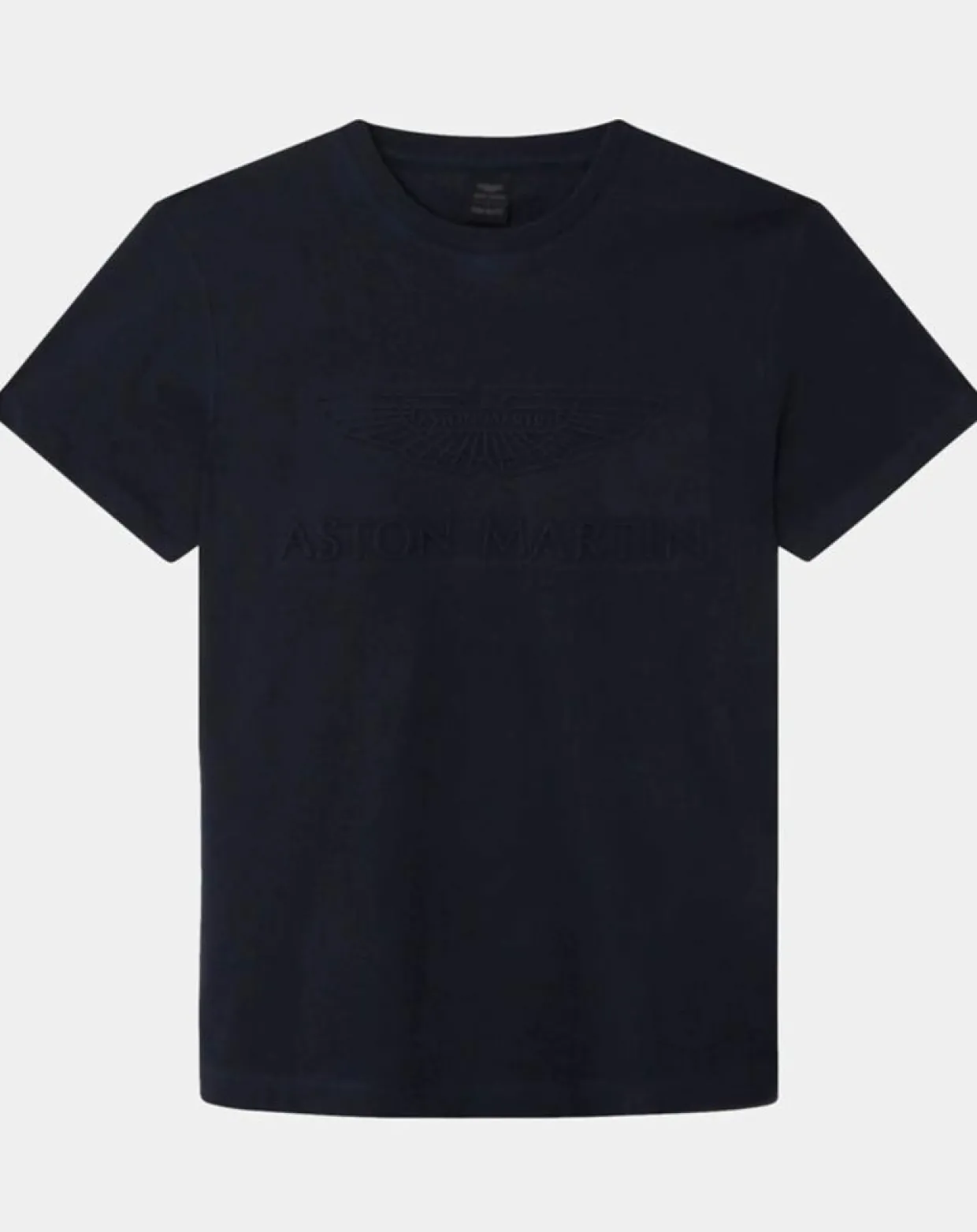 T-Shirt Regular Fit Aston Martin Racing embossé bleu marine-Hackett London Hot