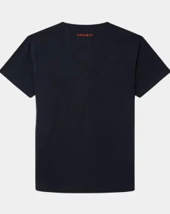 T-Shirt Regular Fit Aston Martin Racing embossé bleu marine-Hackett London Hot