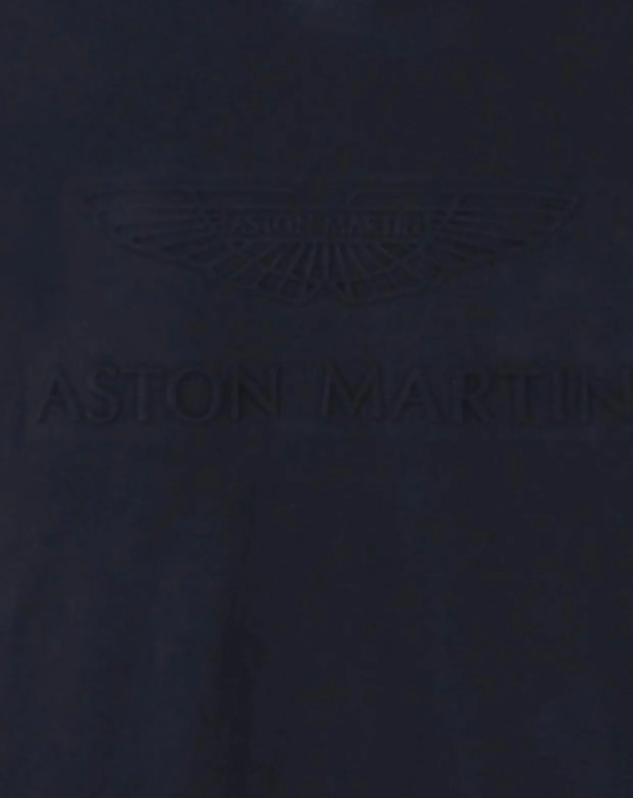 T-Shirt Regular Fit Aston Martin Racing embossé bleu marine-Hackett London Hot