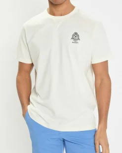 Homme Hackett London T-Shirts^T-Shirt Regular Fit Blason écru