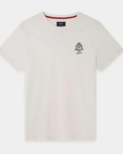 Homme Hackett London T-Shirts^T-Shirt Regular Fit Blason écru