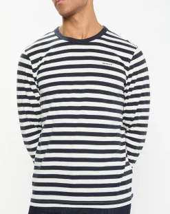 Homme Gant T-Shirts^T-Shirt Regular Fit Marinière bleu/blanc