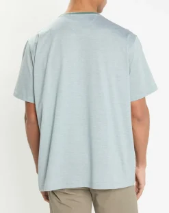 Homme Hackett London T-Shirts^T-Shirt Regular Fit Mercerisé à rayures milleraie vert clair