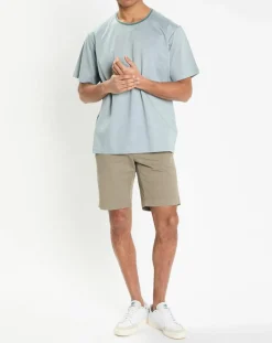 Homme Hackett London T-Shirts^T-Shirt Regular Fit Mercerisé à rayures milleraie vert clair