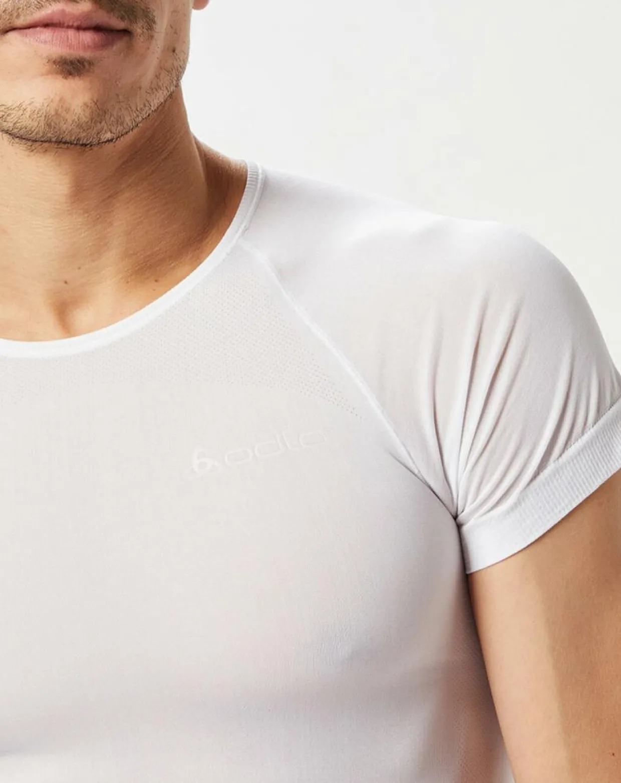 T-Shirt Respirant Evolution X-Light Ultraléger blanc-Odlo Clearance