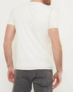 Homme MCS T-Shirts^T-Shirt Seams blanc