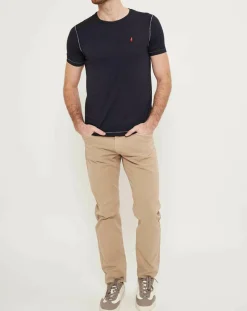 Homme MCS T-Shirts^T-Shirt Seams marine