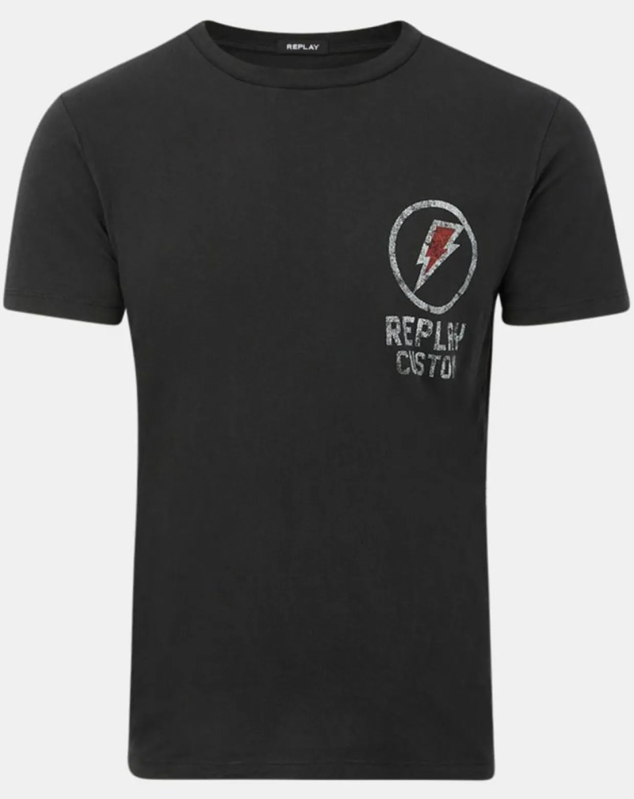 Homme Replay T-Shirts^T-Shirt storm custom noir