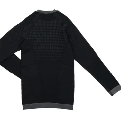 Enfant Odlo Garçon^T-Shirt technique Evolution Warm Seconde peau noir/graphite