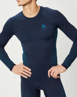 T-Shirt technique Performance Warm bleu-Odlo New