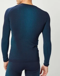 T-Shirt technique Performance Warm bleu-Odlo New