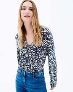 T-Shirt Timothée bicolore marine-Caroll New