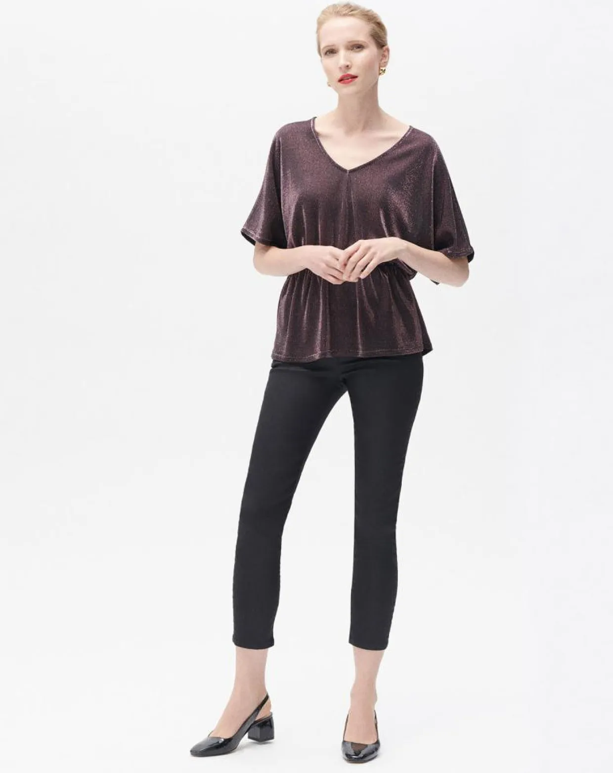 Femme Caroll T-Shirts^T-Shirt Tlise beaujolais
