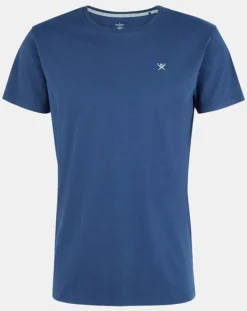 Homme Hackett London T-Shirts^T-Shirt Uni Logo bleu foncé