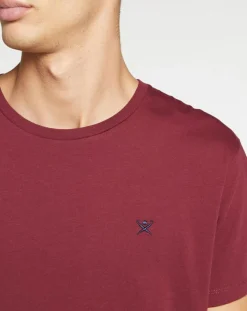 Homme Hackett London T-Shirts^T-Shirt Uni Logo rouge