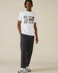 Homme Bellerose T-Shirts^T-Shirt Vinzi photo blanc