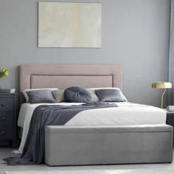 Mazzini Sofas Têtes De Lit^Tête de lit Ancona rose clair - 180x120 cm