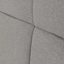 Mazzini Sofas Têtes De Lit^Tête de lit Barletta gris clair - 140x120 cm