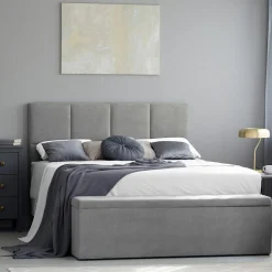 Mazzini Sofas Têtes De Lit^Tête de lit Barletta gris clair - 180x120 cm