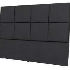 Tête de lit Barletta gris foncé - 200x120 cm-Mazzini Sofas Online