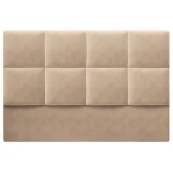 Tête de lit en Velours Begonia beige - 200 cm-Mazzini Sofas Outlet