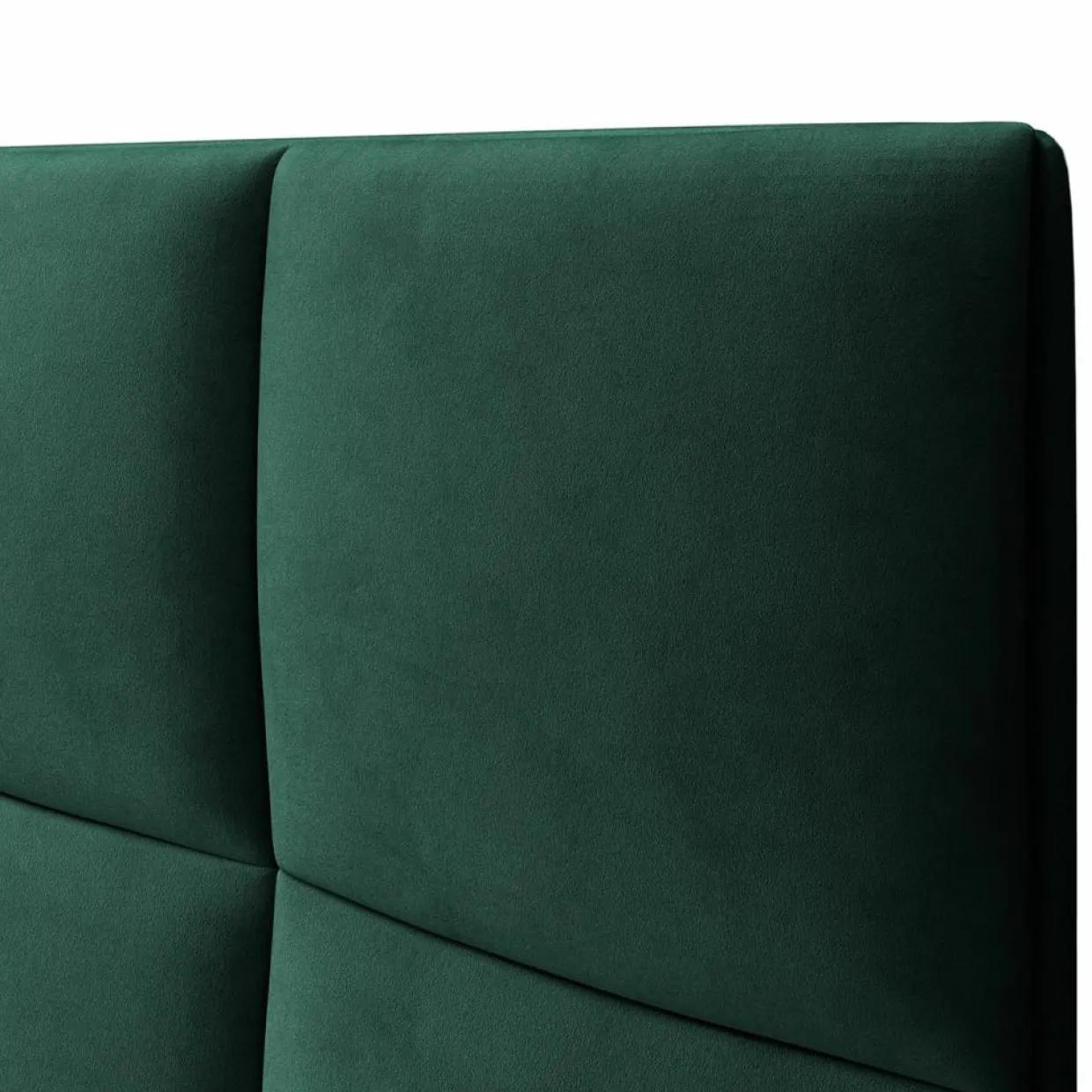 Mazzini Sofas Têtes De Lit^Tête de lit en Velours Begonia vert bouteille - 160 cm