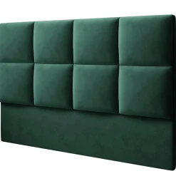 Mazzini Sofas Têtes De Lit^Tête de lit en Velours Begonia vert bouteille - 180 cm