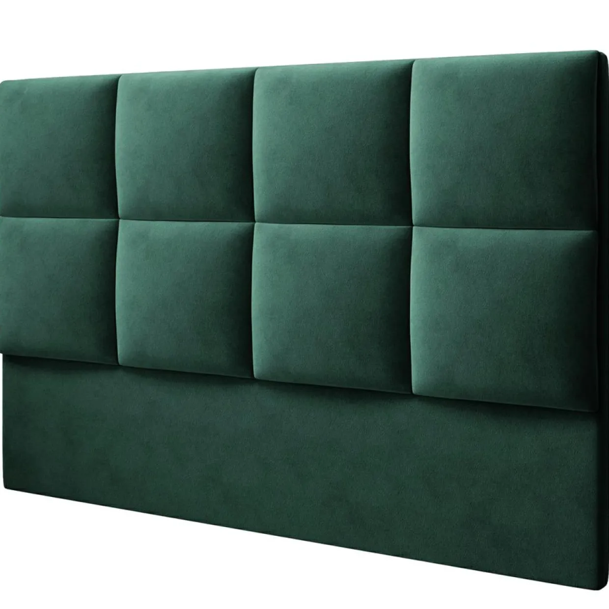 Mazzini Sofas Têtes De Lit^Tête de lit en Velours Begonia vert bouteille - 180 cm