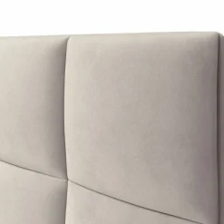 Tête de lit en Velours Begonia beige clair - 160 cm-Mazzini Sofas Hot