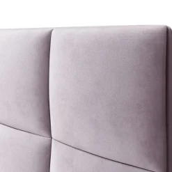Mazzini Sofas Têtes De Lit^Tête de lit en Velours Begonia lavande - 200x120 cm