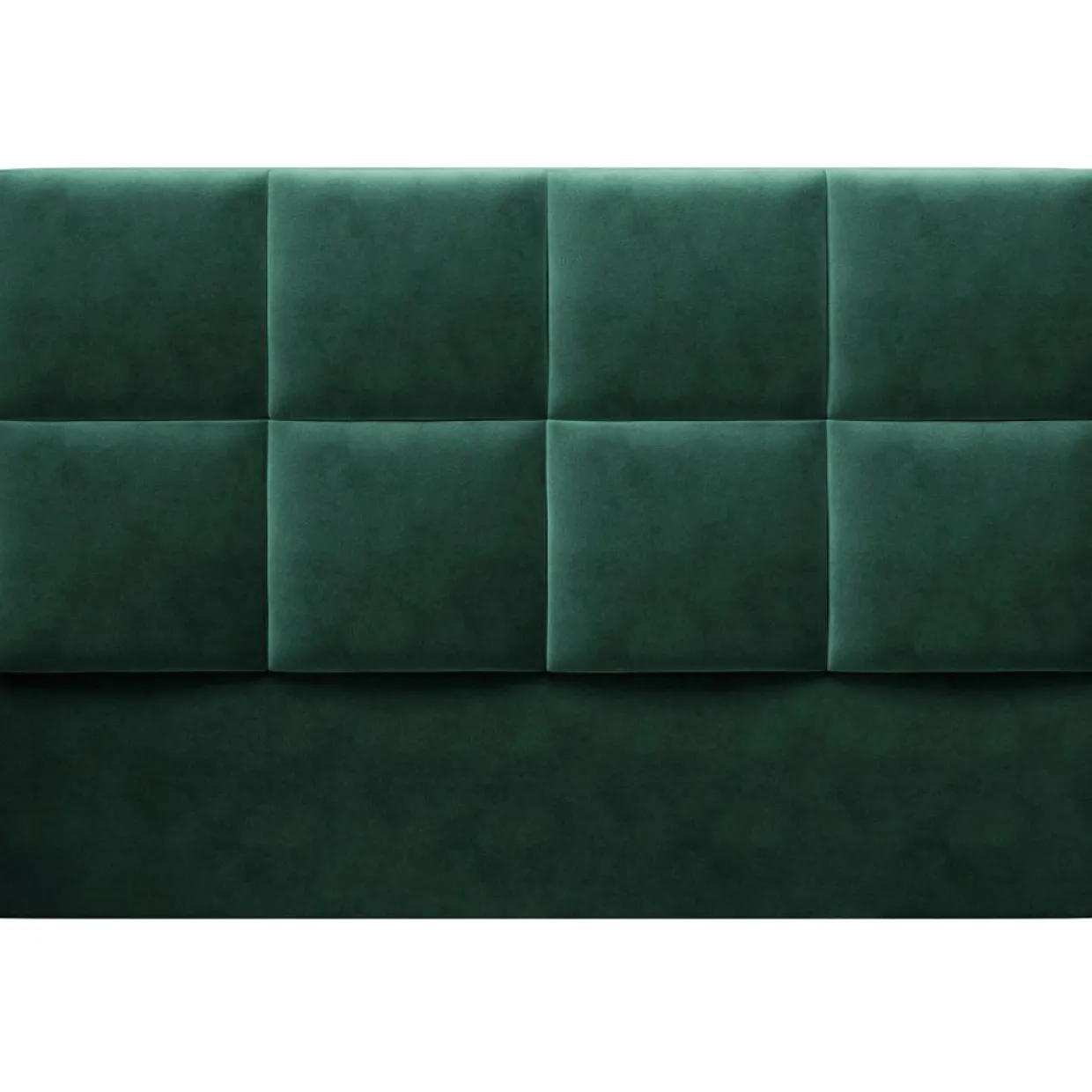 Tête de lit en Velours Begonia vert bouteille - 200 cm-Mazzini Sofas Best
