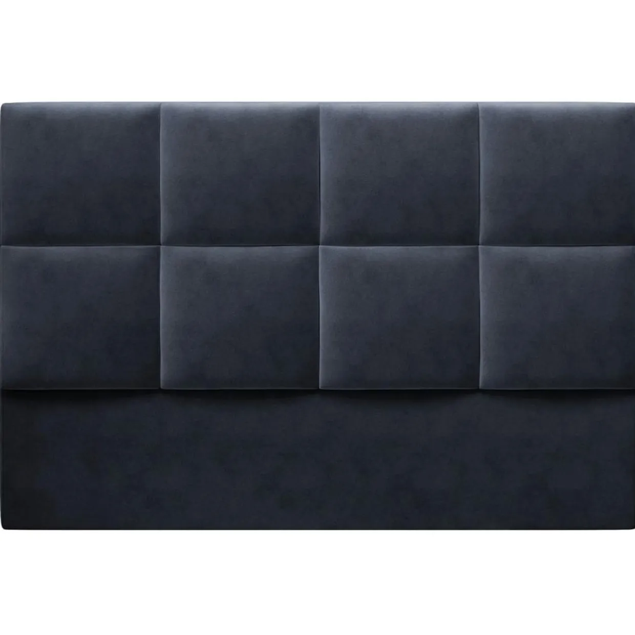 Mazzini Sofas Têtes De Lit^Tête de lit en Velours Begonia bleu foncé - 200x120 cm