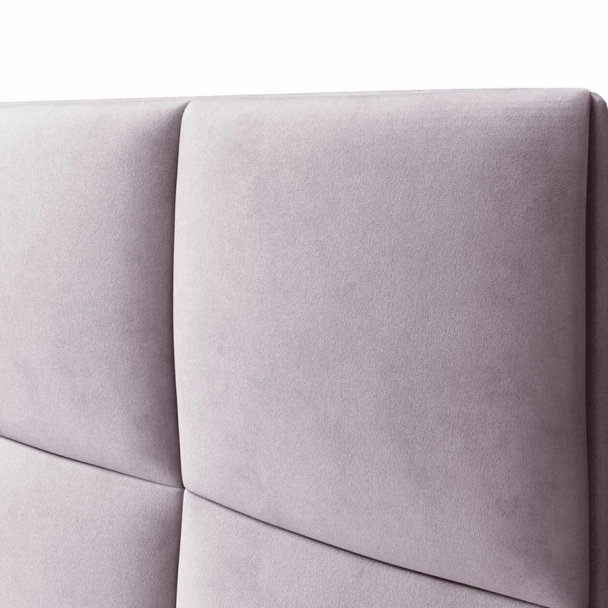 Tête de lit en Velours Begonia lavande - 160x120 cm-Mazzini Sofas Discount