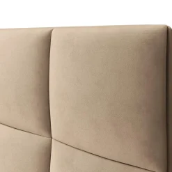 Mazzini Sofas Têtes De Lit^Tête de lit en Velours Begonia beige - 160 cm