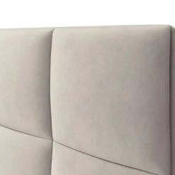 Mazzini Sofas Têtes De Lit^Tête de lit en Velours Begonia beige clair - 180 cm