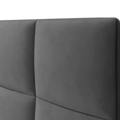 Mazzini Sofas Têtes De Lit^Tête de lit en Velours Begonia gris foncé - 160 cm