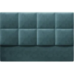 Mazzini Sofas Têtes De Lit^Tête de lit en Velours Begonia pétrole - 200x120 cm