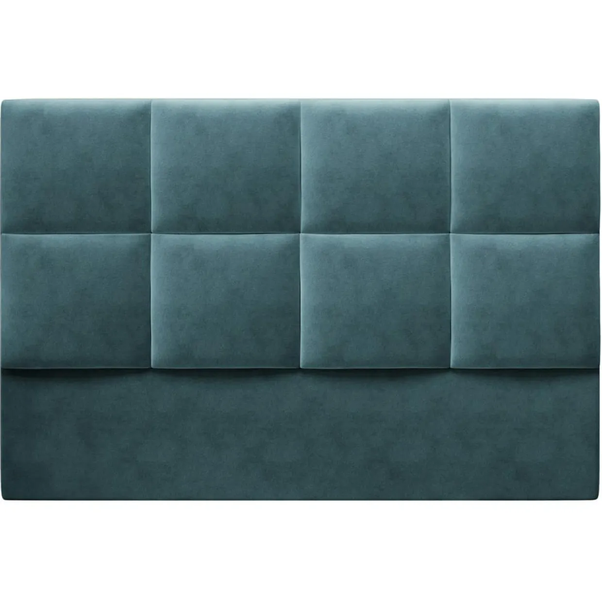 Mazzini Sofas Têtes De Lit^Tête de lit en Velours Begonia pétrole - 200x120 cm