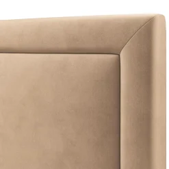 Tête De Lit En Velours Primevere beige - 160x120 cm-Mazzini Sofas Discount