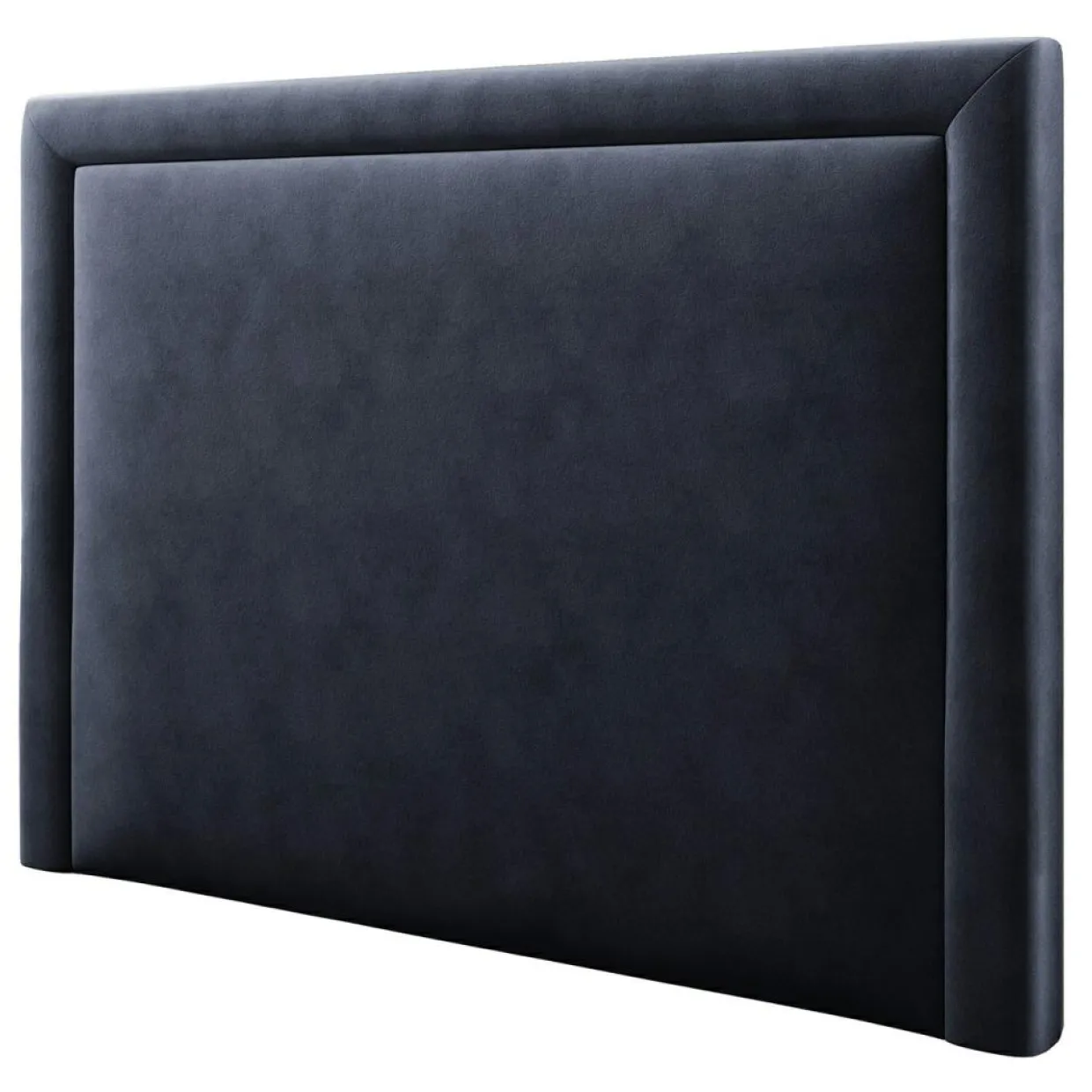 Tête de lit en Velours Primevere bleu foncé - 160x120 cm-Mazzini Sofas Best