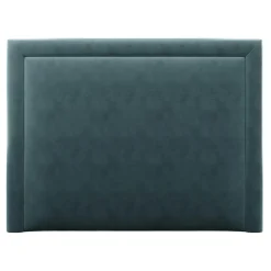 Mazzini Sofas Têtes De Lit^Tête de Lit en Velours Primevere pétrole - 180x120 cm