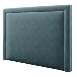 Tête de Lit en Velours Primevere pétrole - 160x120 cm-Mazzini Sofas Outlet