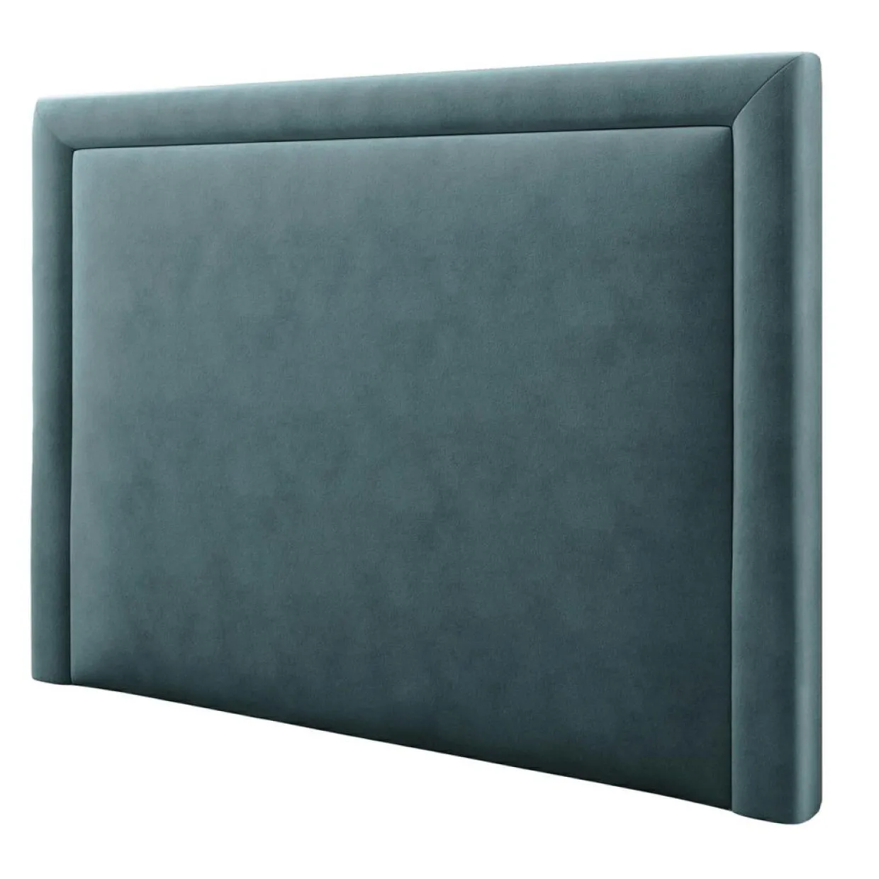 Tête de Lit en Velours Primevere pétrole - 160x120 cm-Mazzini Sofas Outlet