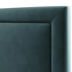 Tête de Lit en Velours Primevere pétrole - 160x120 cm-Mazzini Sofas Outlet