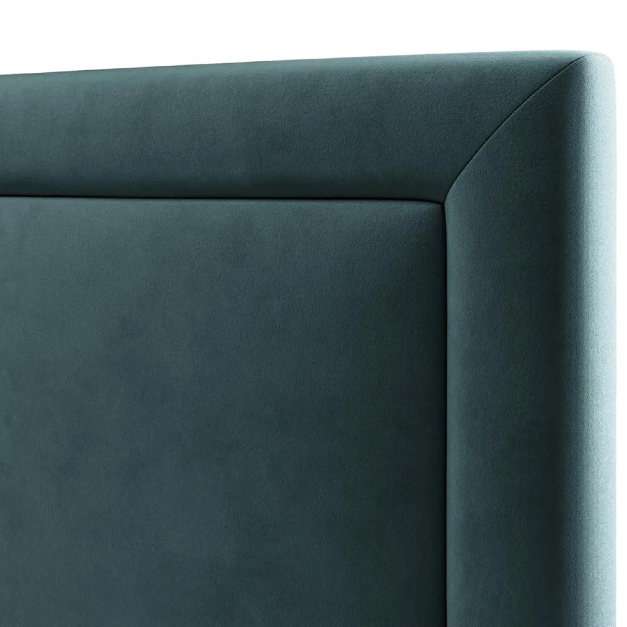 Tête de Lit en Velours Primevere pétrole - 160x120 cm-Mazzini Sofas Outlet