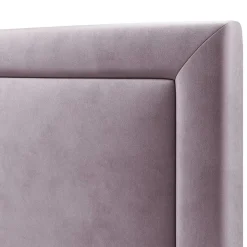 Tête de lit en velours Primevère lavande - 200x120 cm-Mazzini Sofas New