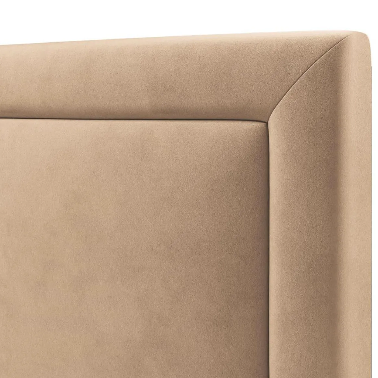Tête de lit en Velours Primevere beige - 200x10x120 cm-Mazzini Sofas Discount