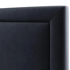 Tête de lit En Velours Primevere bleu foncé - 200x10x120 cm-Mazzini Sofas Clearance